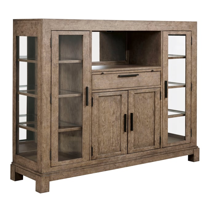 American Drew Bailey Medium Stain Smoke Wine Cabinet AMDRW-010-855