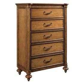 American Drew Emporium Medium Stain Cognac Penley Drawer Chest