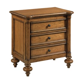 American Drew Emporium Medium Stain Cognac Martin Nightstand