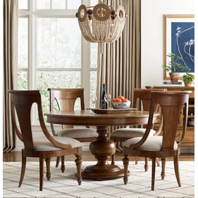 American Drew Emporium Medium Stain Cognac Hillcrest 5pc Dining Room Set