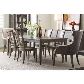 American Drew Darrell Dark Stain Shadow 7pc Dining Room Set