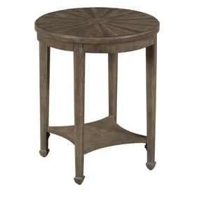 American Drew Emporium Dark Stain Shadow Sutter End Table