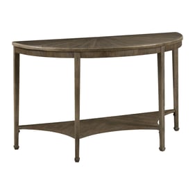 American Drew Emporium Dark Stain Shadow Maurice Demilune Sofa Table