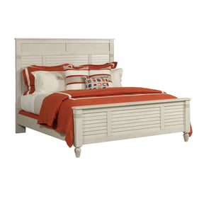 American Drew Grand Bay White Acadia Queen Panel Bed