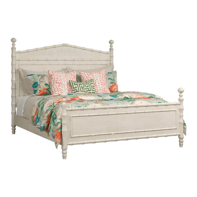 American Drew Vida Egret Queen Bamboo Bed Footboard with Rails AMDRW-016-314