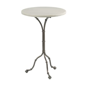 American Drew Grand Bay White Mariners Metal Accent Table