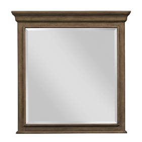 American Drew Lynne Light Stain White Oak Portrait Mirror