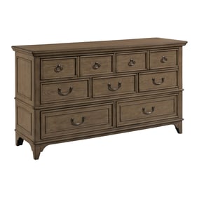 American Drew Mitchell Light Stain White Oak Drawer Dresser