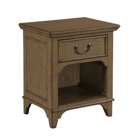 American Drew Laramy Light Stain White Oak Nightstand