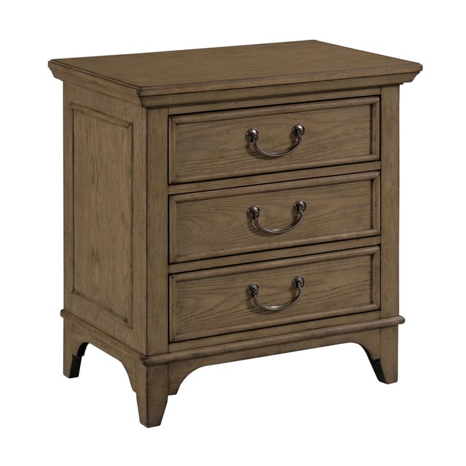 American Drew Mitchell Light Stain White Oak Nightstand AMDRW-151-421