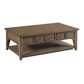 Hammary Beatrix Light Stain White Oak Rectangular Coffee Table