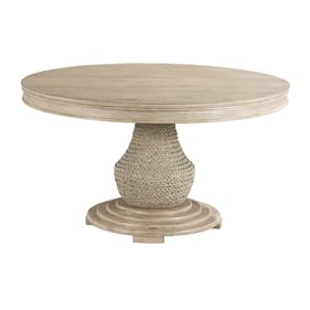 American Drew Vista Oyster Largo Round Dining Table