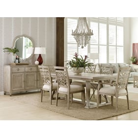 American Drew Clayton Oyster 7pc Dining Room Set