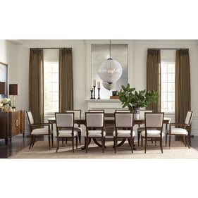 American Drew Vantage Warm Brown 11pc Dining Room Set