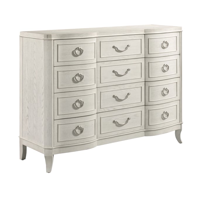 American Drew Harmony White Emelie Twelve Drawer Dresser AMDRW-266-131