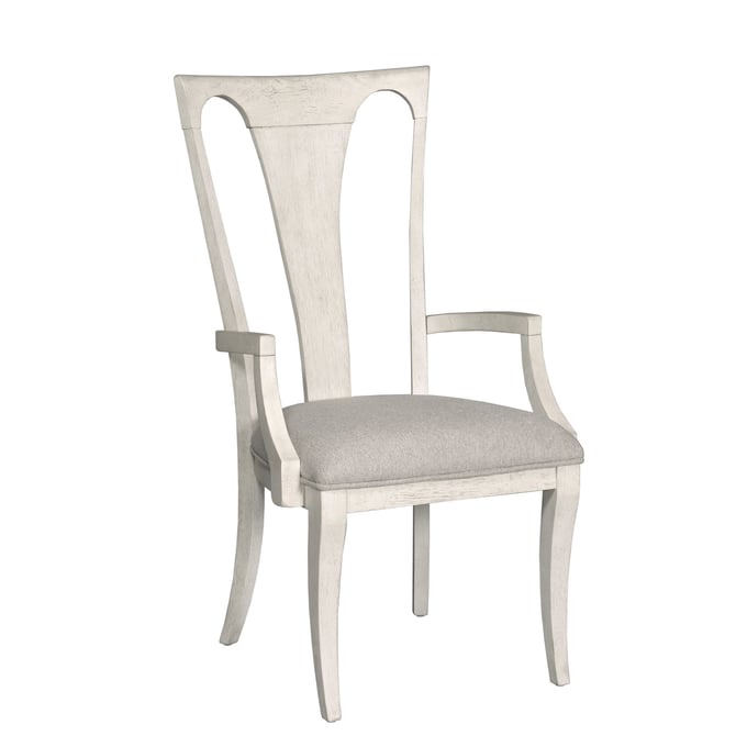 2 American Drew Harmony White Nevin Arm Chairs AMDRW-266-637