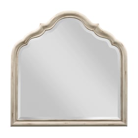 American Drew Vignette White Serpentine Mirror