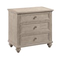 Miriam Three Drawer Straight Nightstand - Breve