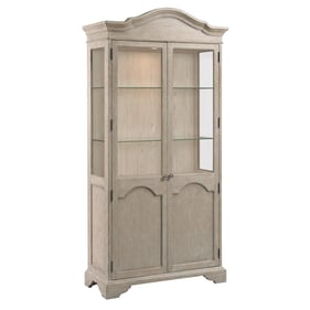 American Drew Cambric Light Stain Display Cabinet