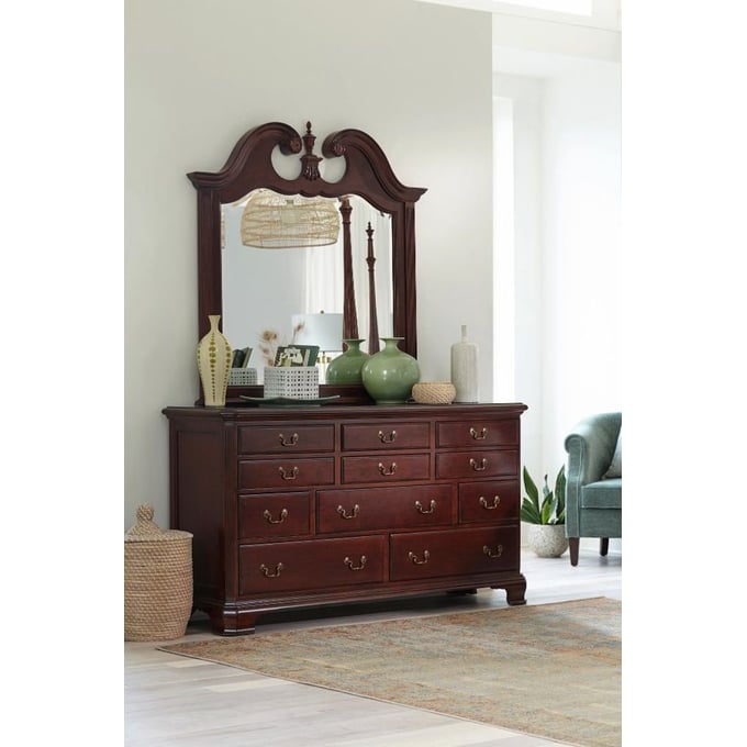 American Drew Cherry Grove Dresser and Mirror AMDRW-791-130-021