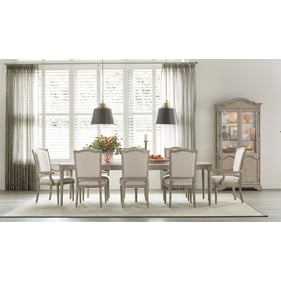 American Drew Cambric Light Stain 9pc Dining Room Set