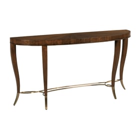 American Drew Vantage Warm Brown Console Table