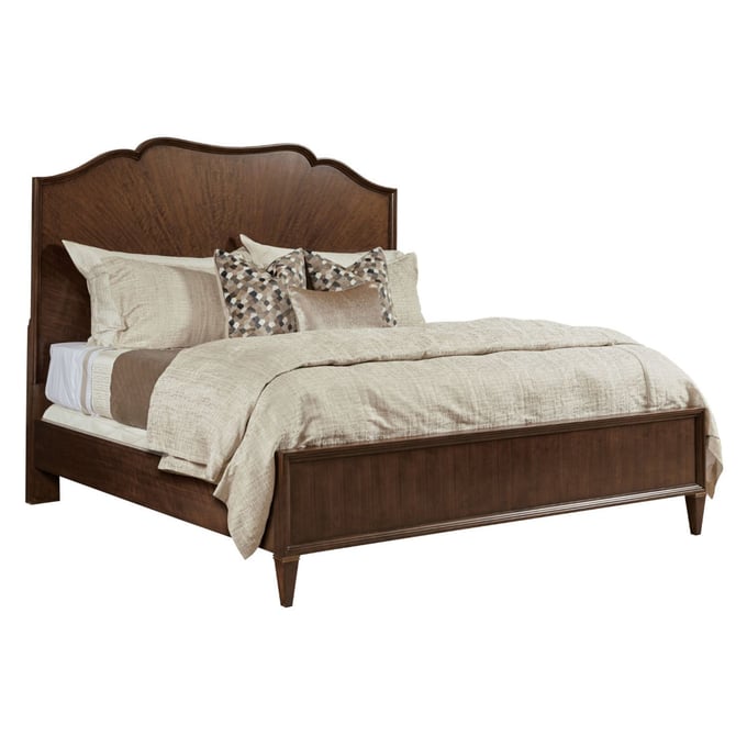 American Drew Vantage Warm Brown Carlisle Queen Panel Bed AMDRW-929-313R