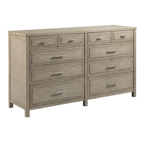 American Drew West Fork Aged Taupe Parks Dresser