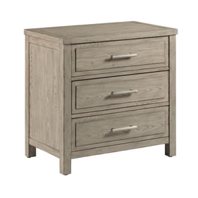 American Drew West Fork Aged Taupe Baker Nightstand