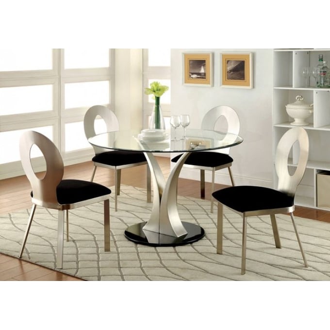 Furniture of America Valo 5pc Dining Room Set FOA-CM3727T-5PC