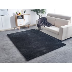 Amazing Fuzzy Shaggy Grey Hand Tufted Area Rug - 24 x 36