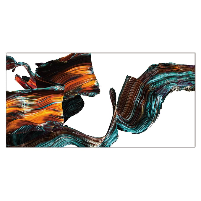 Amazing Oppidan Home Abstract Ribbon Acrylic Wall Art AMZRUG-AR-55022