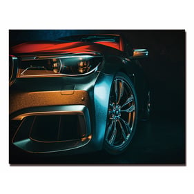 Amazing Oppidan Home Midnight Sedan Acrylic Wall Art