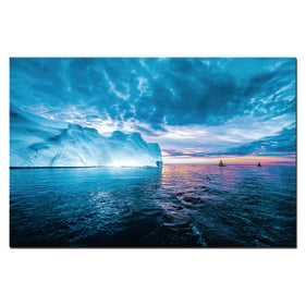 Amazing Oppidan Home Awe Inspiring Glacier at Sunset Acrylic Wall Art