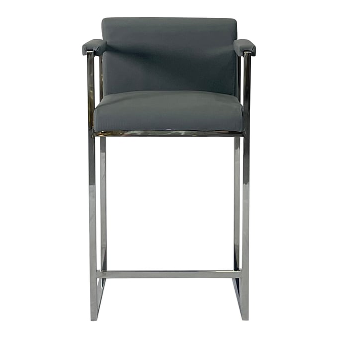 Amazing Timeless Gray Silver Bar Stool AMZRUG-BSSGRSH049