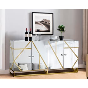 Amazing Timeless Gold Accent Buffet