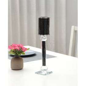 Amazing Ambrose Black Exquisite Large Candle Holder