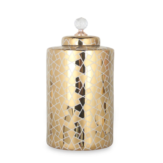 Amazing Regal Gold Gold 18 Inch Ginger Jar with Removable Lid AMZRUG-FS057GJDK