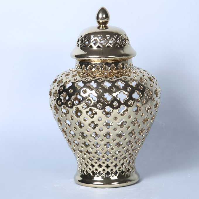 Ginger Jar with Gold Detail