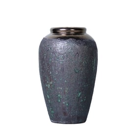 Amazing Beloved Smokey Blue Vintage Smoke Ceramic Medium Vase