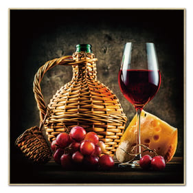 Amazing Oppidan Home Wine and Cheese Pairing Acrylic Wall Art