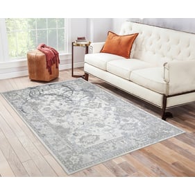 Amazing Penina Gray Abstract Area Rug - 142 X 108