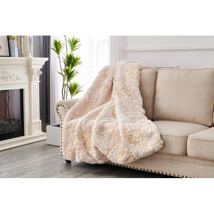 Life at home cheap faux fur throw