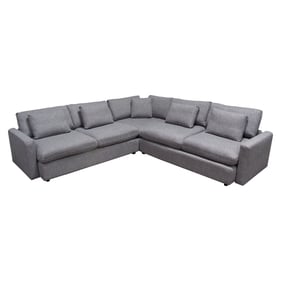 Diamond Sofa Arcadia Grey 3pc Corner Sectional