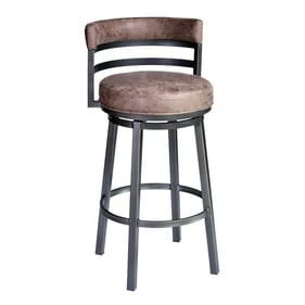 Luxur Living Katkheda Bandero Tobacco Mineral 30 Inch Bar Stool