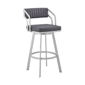 Luxur Living Kalkondi Slate Grey 26 Inch Bar Stool