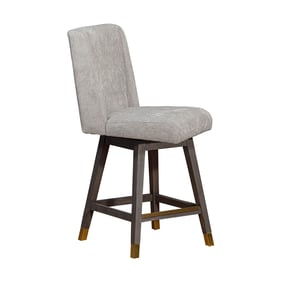 Luxur Living Karatwadi Brown Oak Mocha Swivel Counter Stool