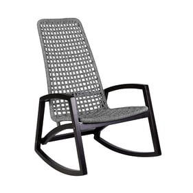 Luxur Living Kalwadi Grey Outdoor Patio Rocking Chair