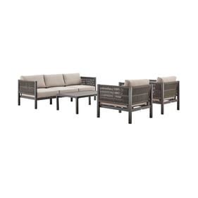 Luxur Living Bochara Brown 4pc Outdoor Patio Furniture Set