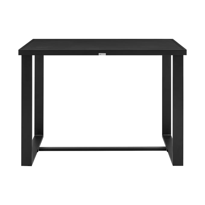 Luxur Living Chhabila Black Outdoor Patio Counter Height Dining Table LUX-840254332584